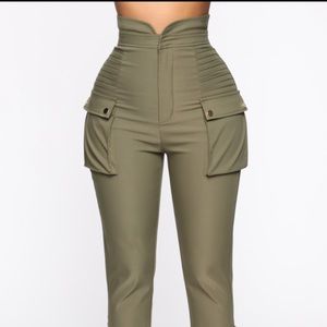Olive Cargo pants